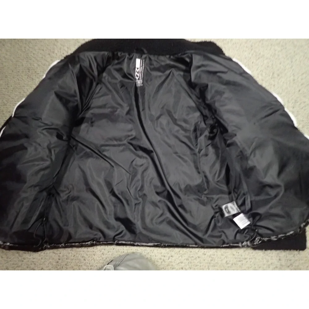 Marc New York Performance‎ Puffer Jacket Womens XL Black Excellent Mixed Media